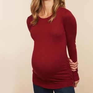 Crew Neck Maternity Sweater